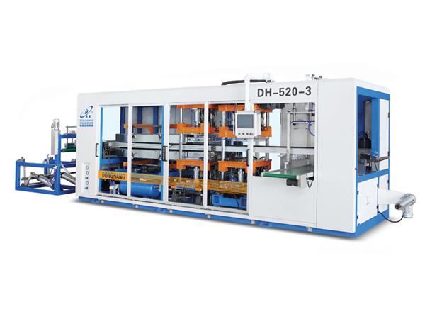 Full Automatic Three/Four Station Plastic thermoforming machine